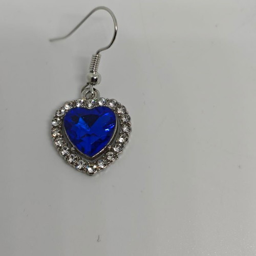 Heart of the Ocean jewelry set like new, pendant, earrings, bracelet