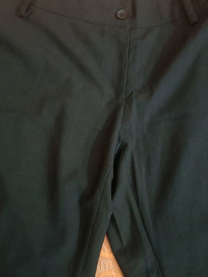 Women's black fabric pants like new, size XL
