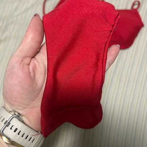 Swimsuit red size M/L, lightly worn