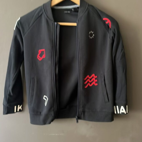 Ikks kids black jacket like new, size 128 cm