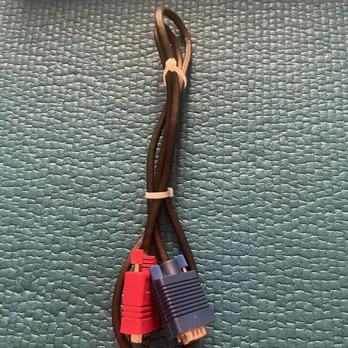 LG Monitor used with VGA and power cables, adjustable stand