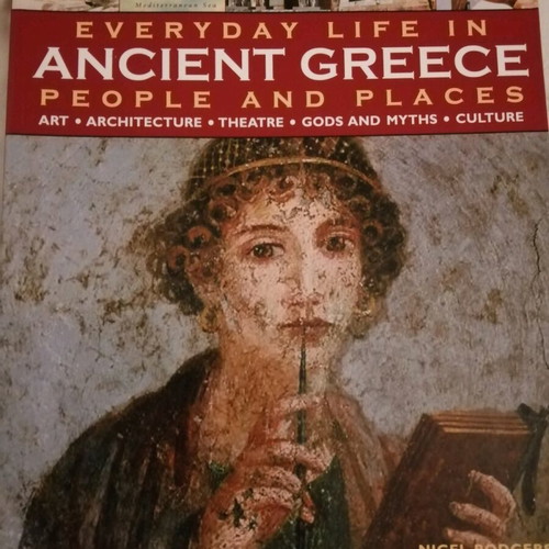 Coffee table book Life in Ancient Greece like new
