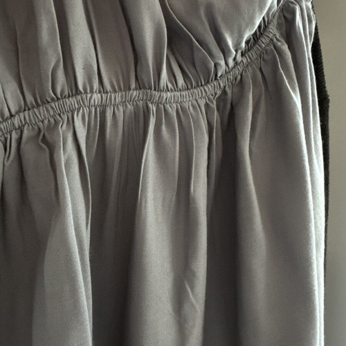 Oysho one-shoulder summer dress, grey, size M