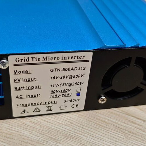 500Watt 24V Solar Micro Inverter Pure Sine Wave MPPT DC26V-45V to AC230V