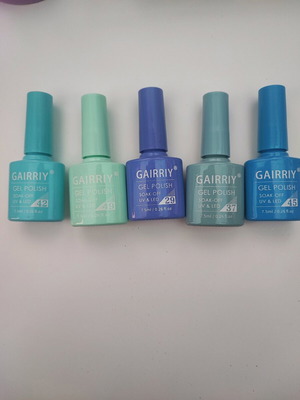 Gel nail polish 5 pieces 7.5ml new