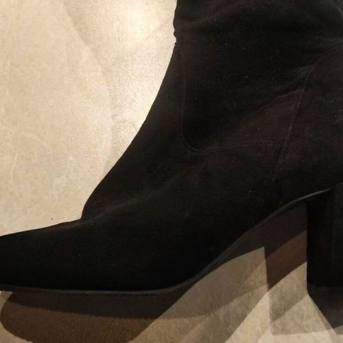 Boots with synthetic suede like new, size 40, black
