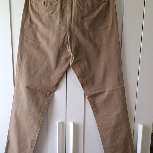 Pull & Bear men's pants used, dark beige, size L, autumn-winter