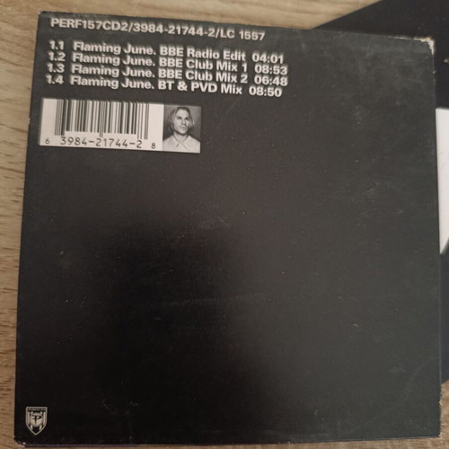 BT Flaming June CD single used, electronic music