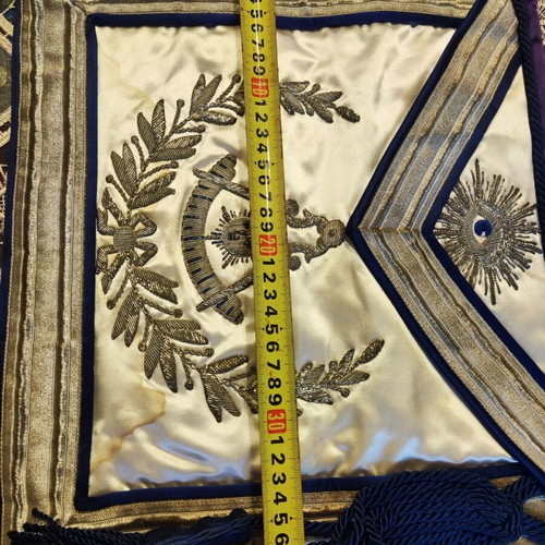Past Master Masonic Apron 1965 Plato Lodge NY