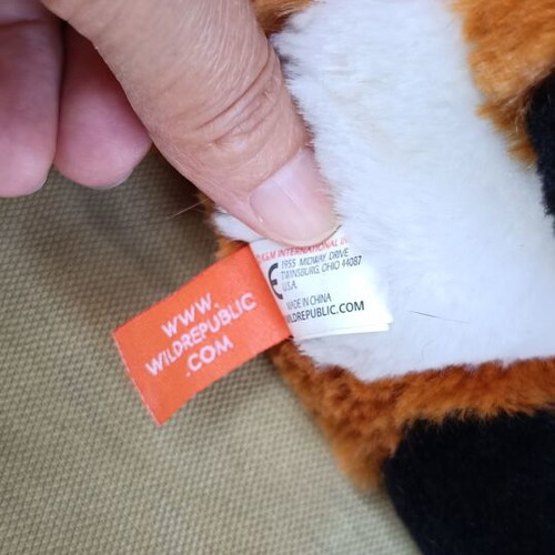 Wild Republic Cuddlekins Fox Plush Toy used, 35 cm with tail