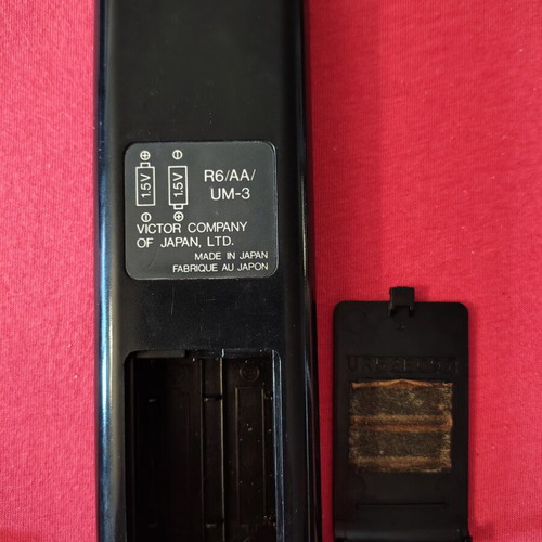 JVC RM-R22E remote controls set used with YASA clone and manuals
