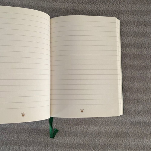 Rolex notebook new, green with box