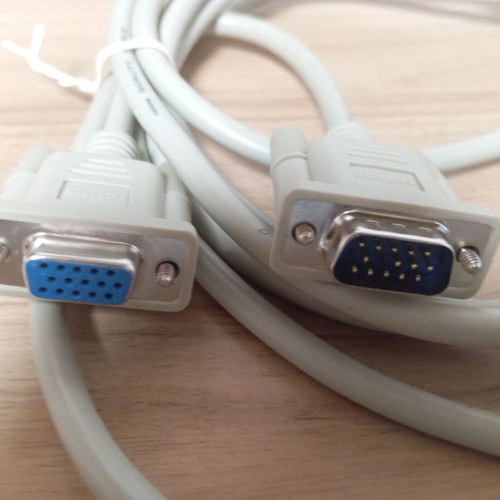 VGA screen extension cable M/F HQ 3m like new