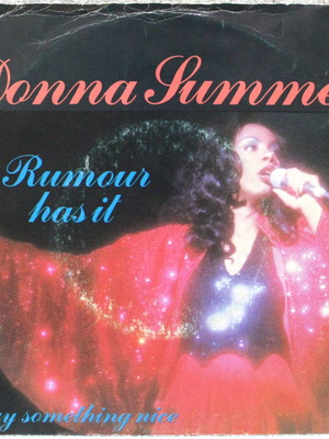 Donna Summer Rumour Has It 7" single βινύλιο μεταχειρισμένο