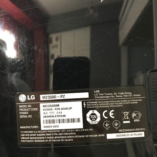LG 23" Monitor used, HDMI and VGA, ideal for office