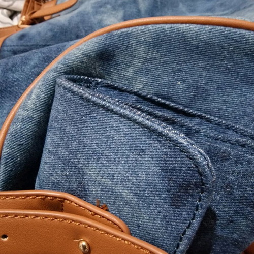 Denim shoulder bag vintage limited edition