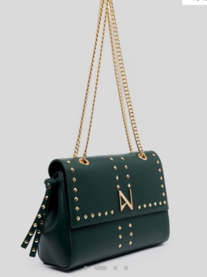 Nolah shoulder bag new, green with tag