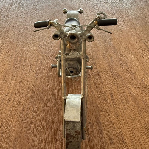 Decorative Harley-type motorcycle like new, metal construction