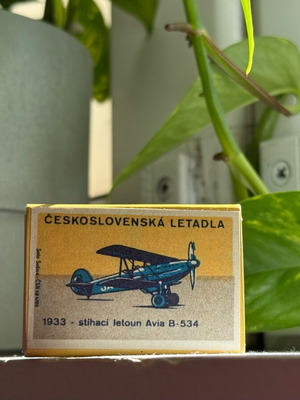 Czechoslovakia matchbox unused
