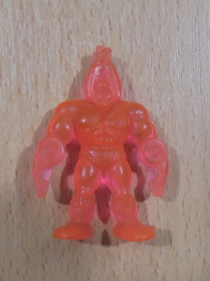 Alien Muscle Tenaglia transparent orange rubber figure used
