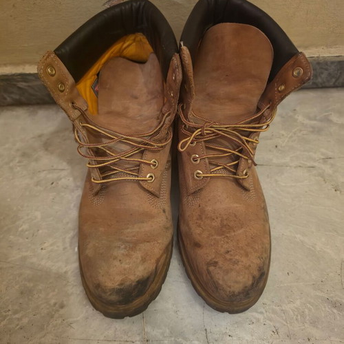 Timberland hiking boots used, size 46, beige