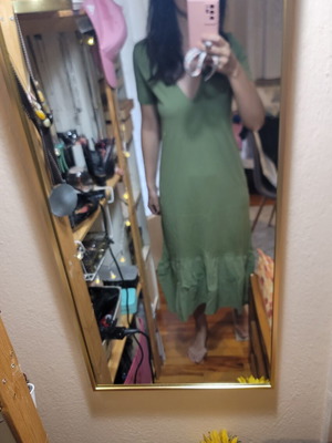 Zara dress green size S like new
