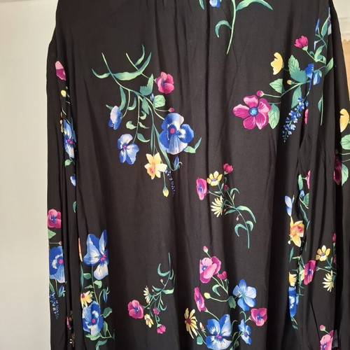 Old Navy spring summer shirt plus size XXL black cotton like new
