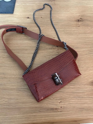 Waist and hand bag new brown