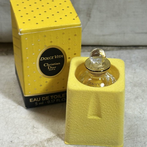 Christian Dior Dolce Vita Eau de Toilette 5ml mini perfume used