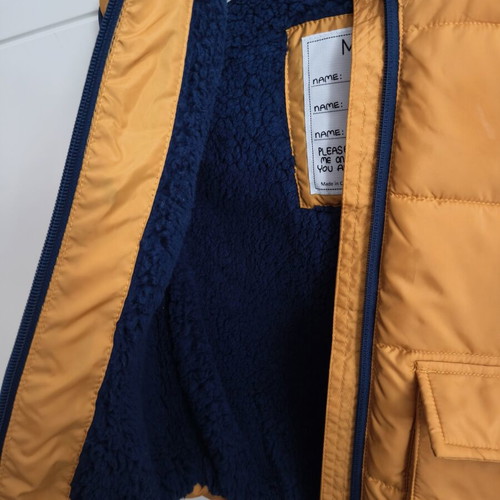 Marks & Spencer sleeveless vest new for children 3-4 years old, yellow and orange