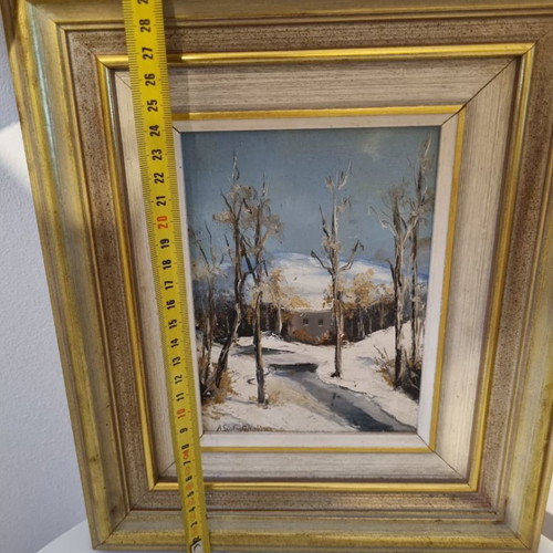 Painting used signed by Sotiropoulou Maria