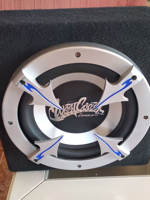 Subwoofer Orion West Coast Customs σε custom κούτα σαν καινούργιο