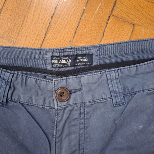 Pull&Bear dark blue bermuda shorts, size 42