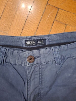 Pull&Bear dark blue bermuda shorts, size 42