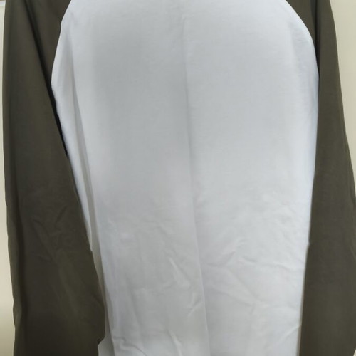 Pull & Bear Long-Sleeve Shirt White and Brown Size L New