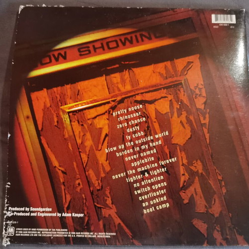 Soundgarden Down on the Upside 2LP vinyl like new
