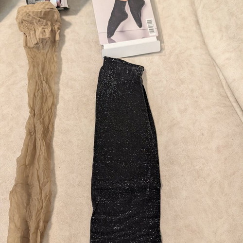 Pairs of garter belts and ankle socks new, pack of 3 items
