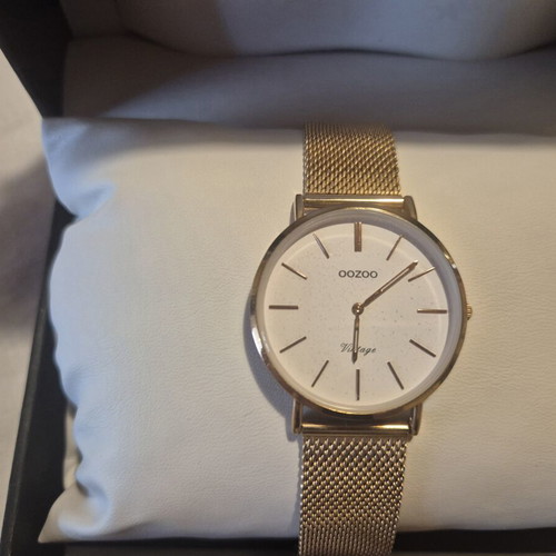 Oozoo wristwatch, gold color, women's