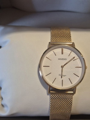 Oozoo wristwatch, gold color, women's