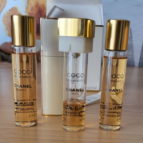 Chanel Coco Mademoiselle eau de parfum 3x20ml like new