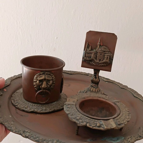 Decorative brass items used