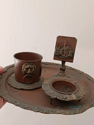 Decorative brass items used