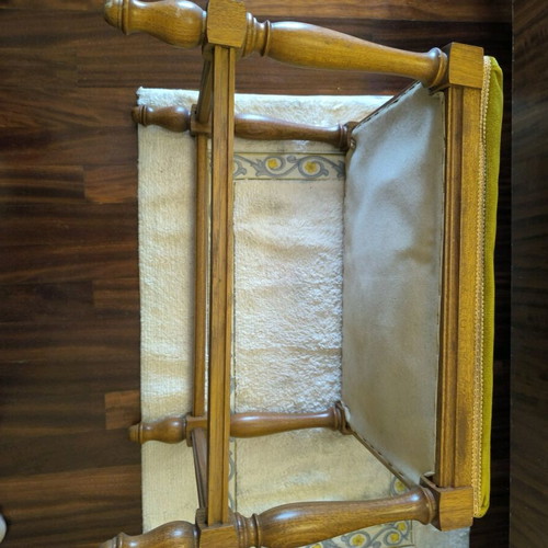 Vintage stool used, needs upholstery replacement