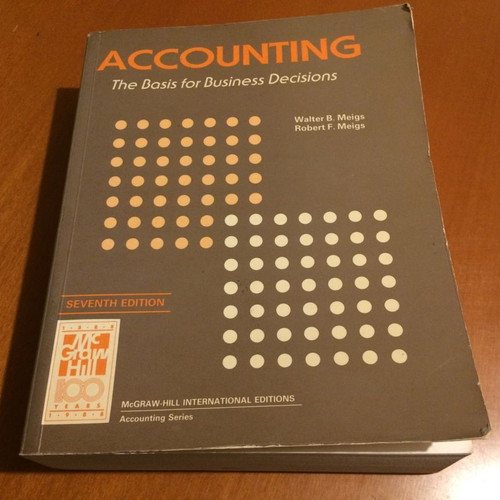 Accounting - Mc Graw Hill - 1988