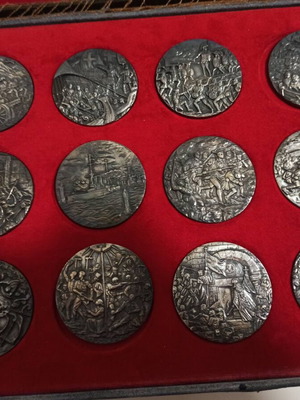 Agones Gia Tin Eleftheria Medal Collection 12 Pieces New