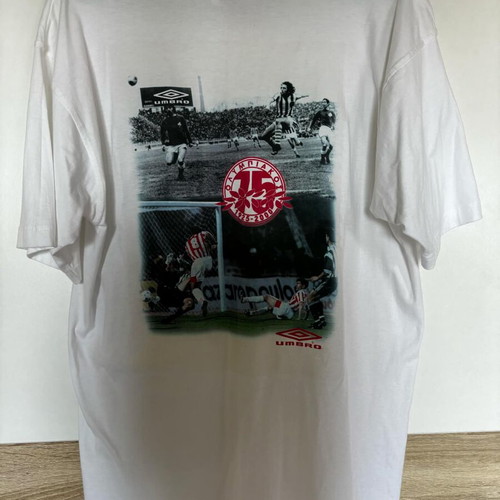 Olympiakos t-shirt επετειακή φανέλα 75 χρόνων καινούργια μέγεθος Medium