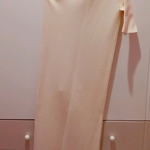 Zara tight knit midi dress new, beige, size S