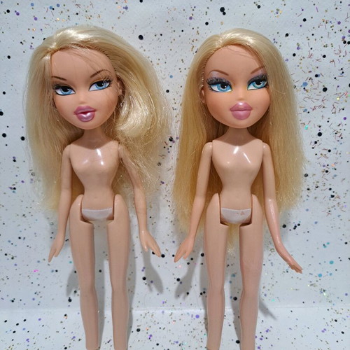 Bratz lot of 2 used Cloe dolls with flaws