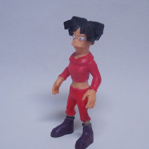 Futurama Ammy figure like new, hand-painted with acrylics