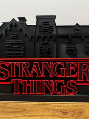 Stranger Things house figure new, 3D printed
